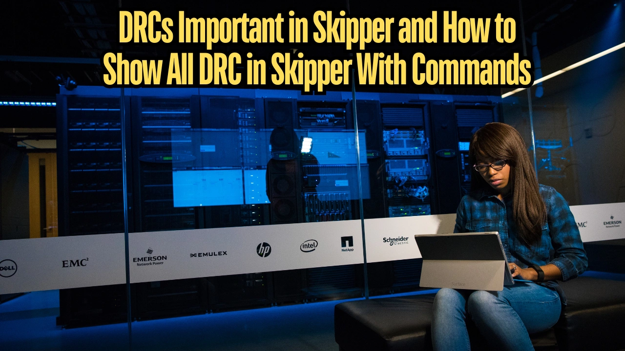 DRCs Important in Skipper and How to Show All DRC in Skipper With Commands