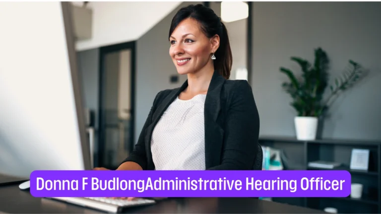 Donna F BudlongAdministrative Hearing Officer