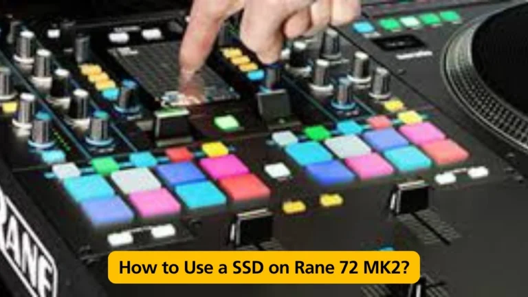 How to Use a SSD on Rane 72 MK2